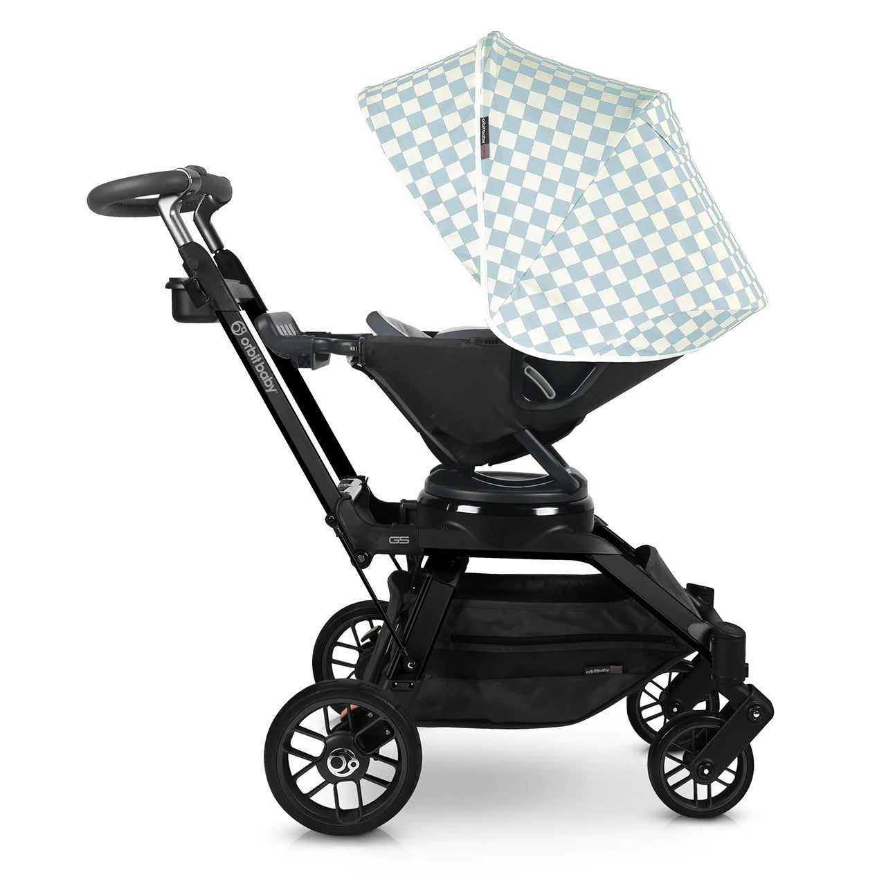 Orbit Baby G5 Stroller Canopy in Checkered Surf Spray