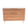 Pali Caravaggio Deluxe 3 Drawer Dresser - White/Biscotti