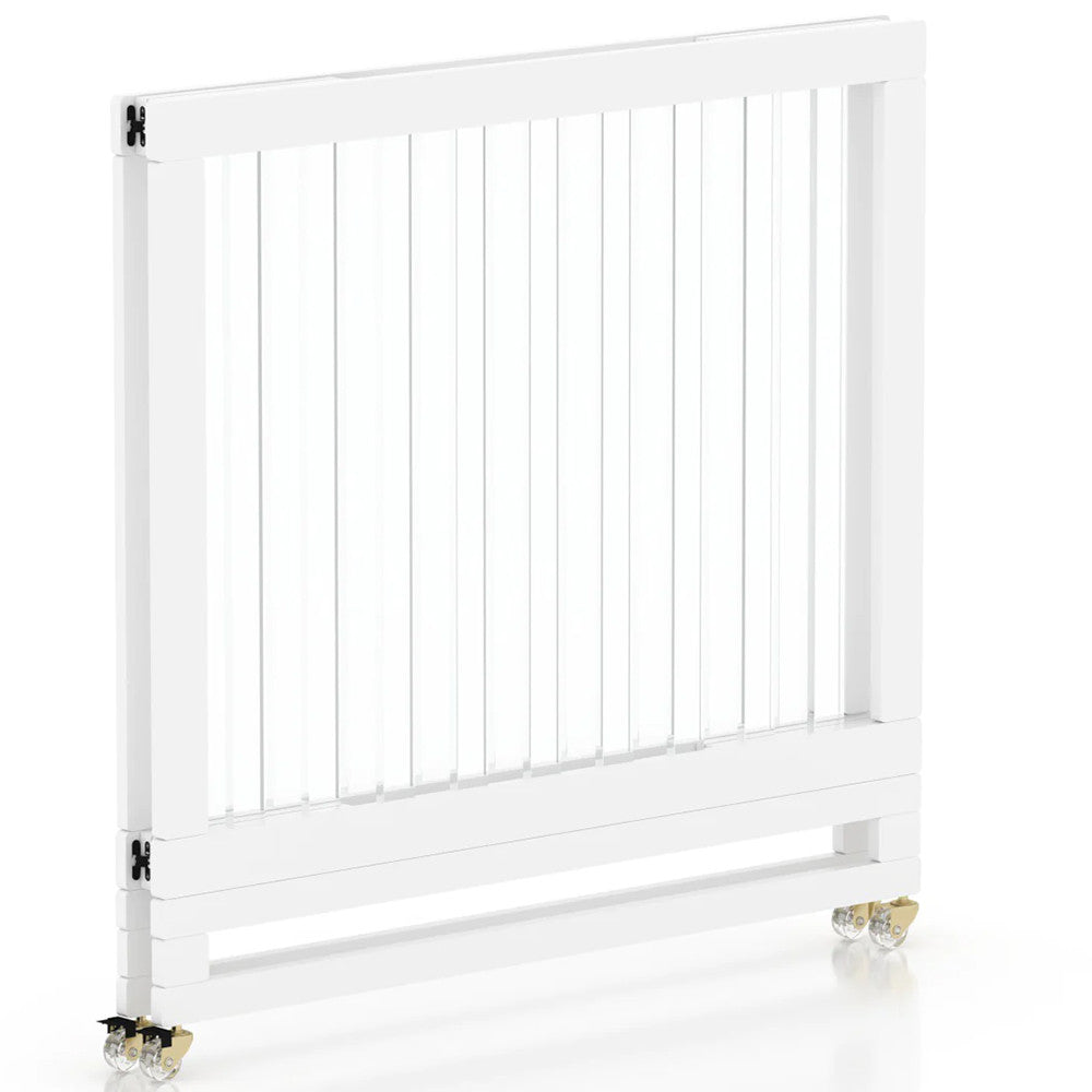 Melo Caress Mini Crib in White/Gold/Acrylic - Standard Cradle Size- Bambi Baby
