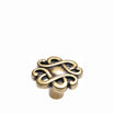 Romina Celtic Knot knob – Brass