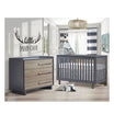 Tulip by Natart Urban Convertible Crib and 3 Drawer Dresser XL