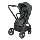 Forest Green PEG City Loop Pro Lightweight Travel Stroller - Side Profile View | Bambi Baby