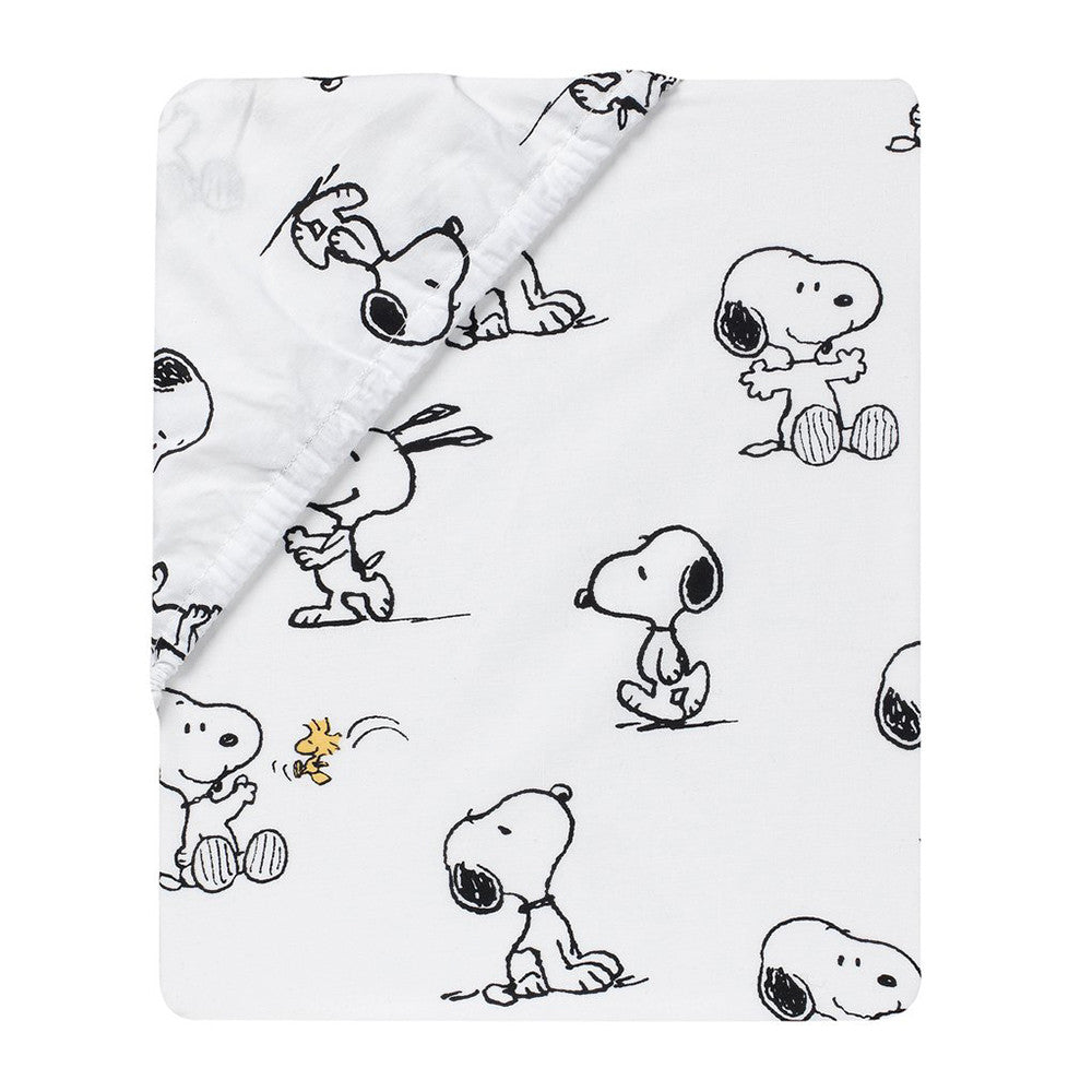 Sábana clásica de Snoopy de Lambs &amp; Ivy- Bambi Baby