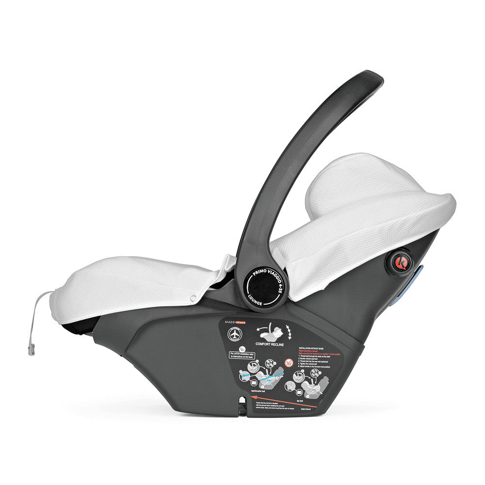 PEG Clima Cover for Primo Viaggio All In One in White Tencel fabric- Bambi Baby