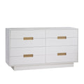 Natart Como Double Dresser 52" with 8 Drawers
