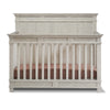 Heritage Fog Wood Sorelle Brookfield Convertible Crib - Front View | Bambi Baby