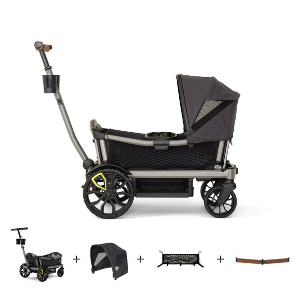 Veer Cruiser City XL Bundle (Cruiser City XL, Canopy XL, Leather Grips XL, Cargo Net) - Bambi Baby