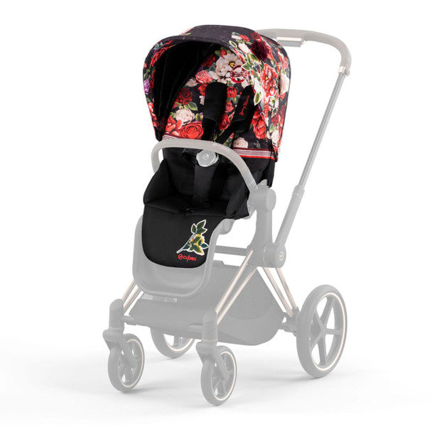 CYBEX Priam4/eP4 Seat - Spring Blossom Dark- Bambi Baby