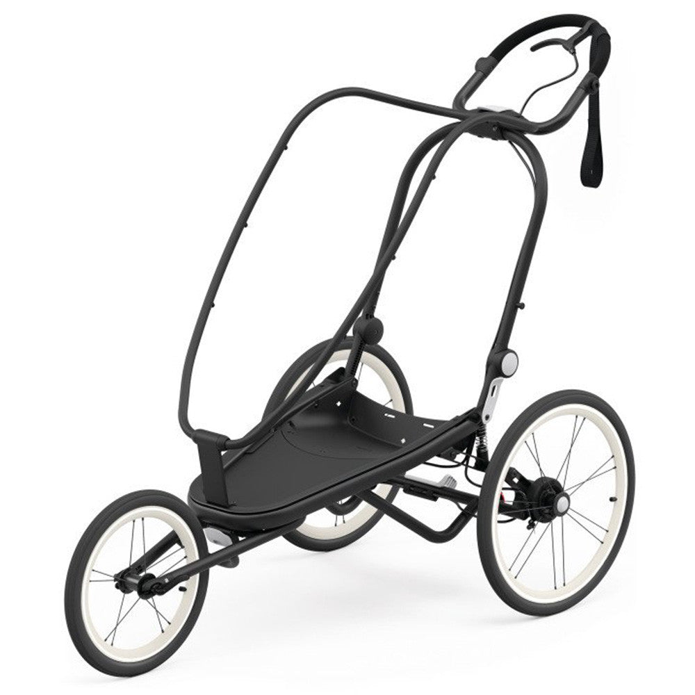 CYBEX Zeno Jogging Stroller Frame - Black with Black Details