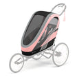 CYBEX Zeno Jogging Stroller Seat Pack - Silver Pink - Bambi Baby