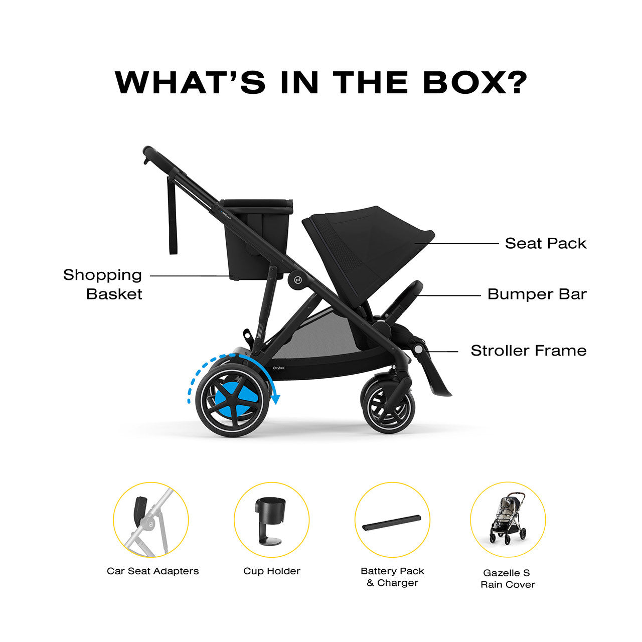 Cybex eGazelle S Electronic Assist Stroller- Bambi Baby