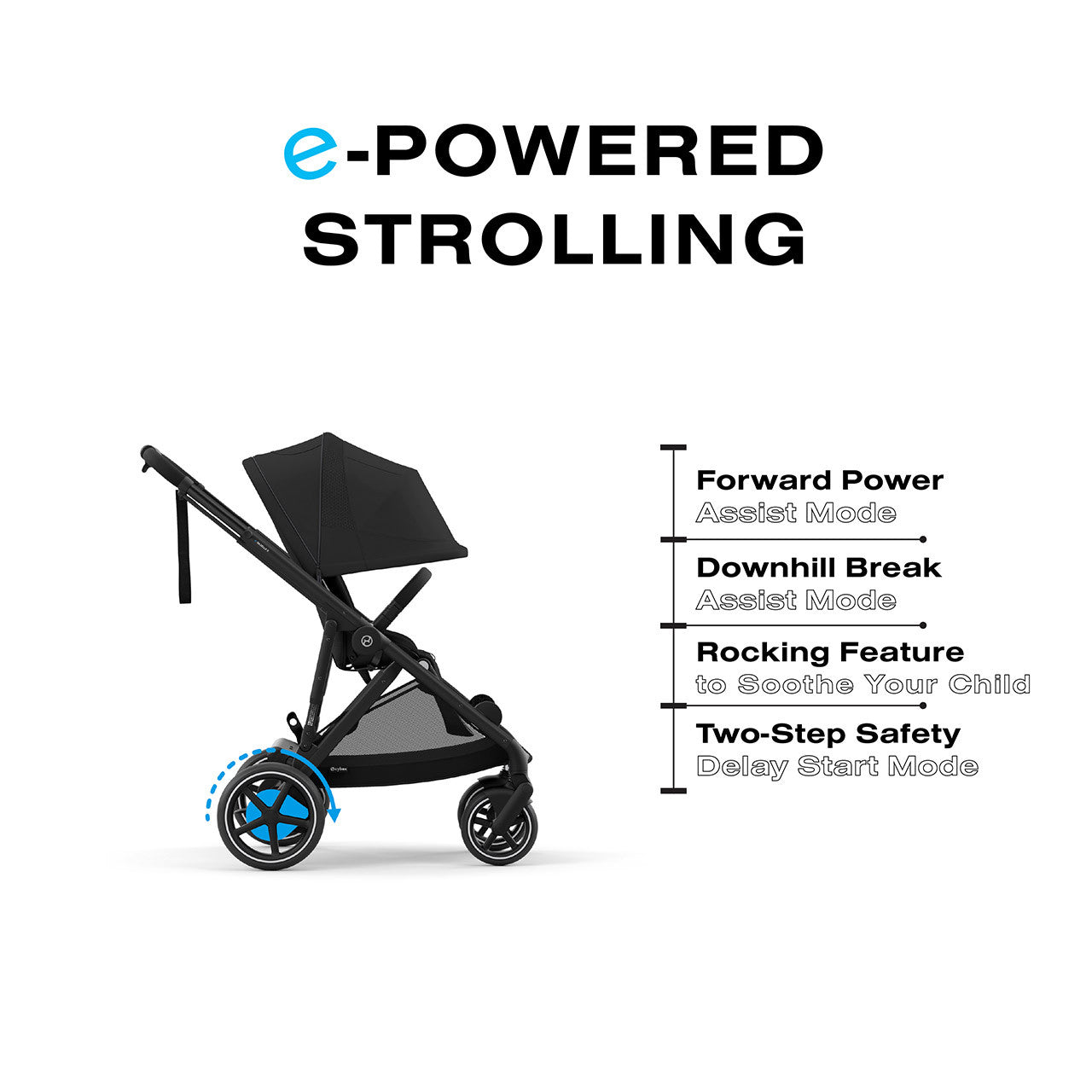 Cybex eGazelle S Electronic Assist Stroller- Bambi Baby