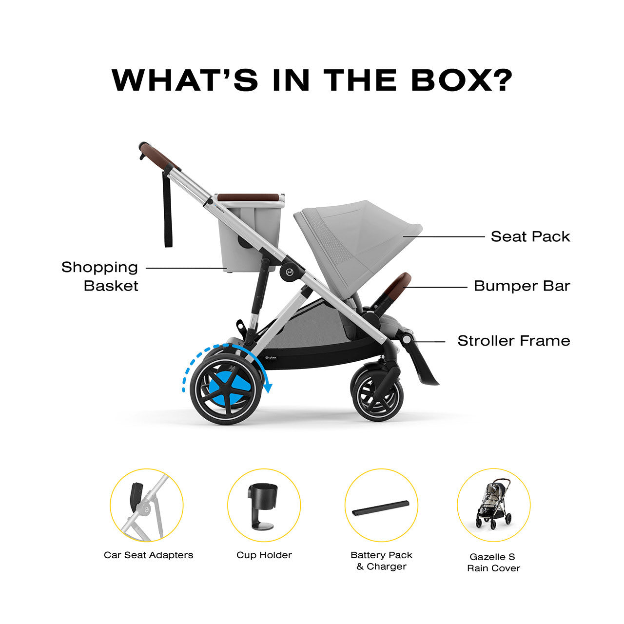 Cybex eGazelle S Electronic Assist Stroller- Bambi Baby