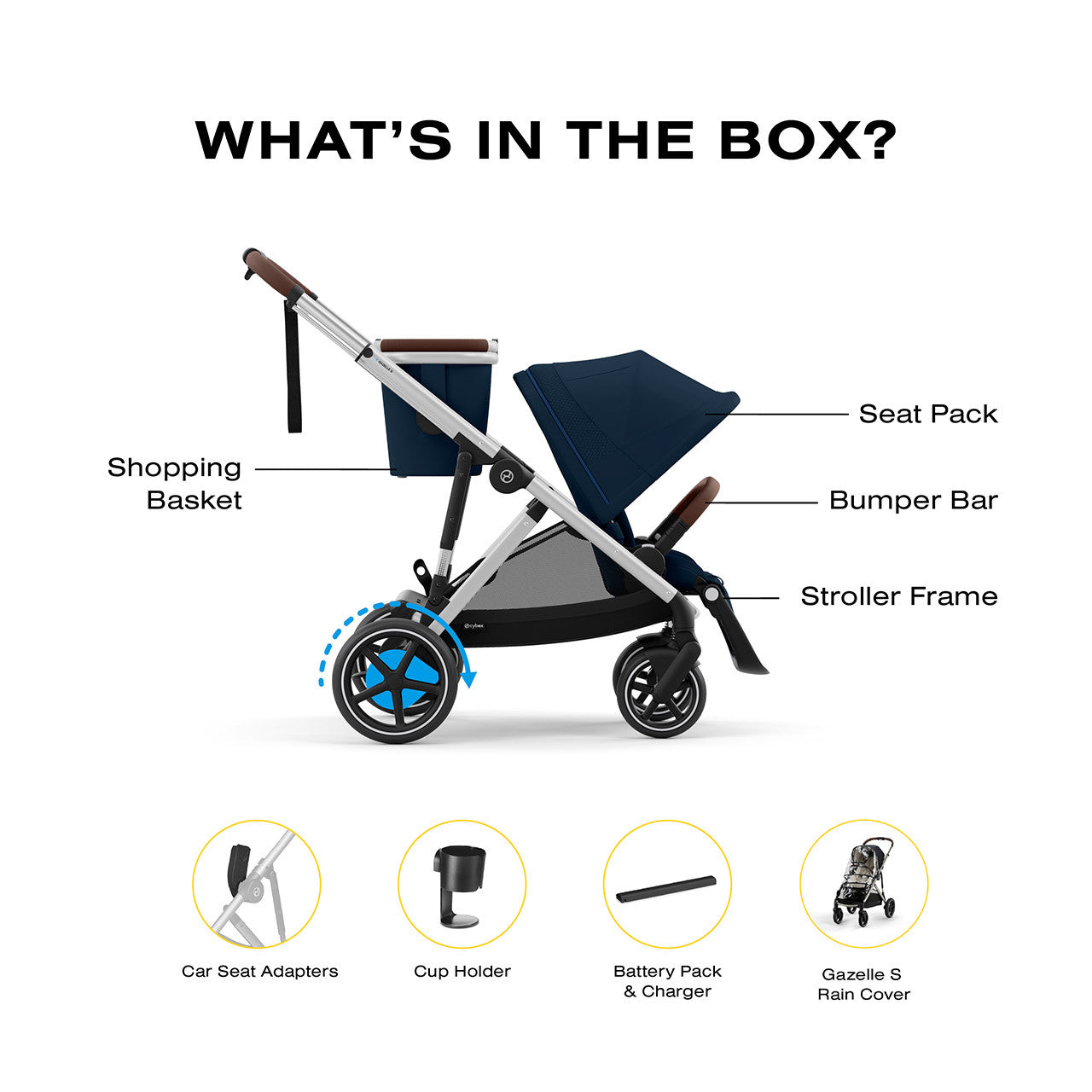 Cybex eGazelle S Electronic Assist Stroller- Bambi Baby