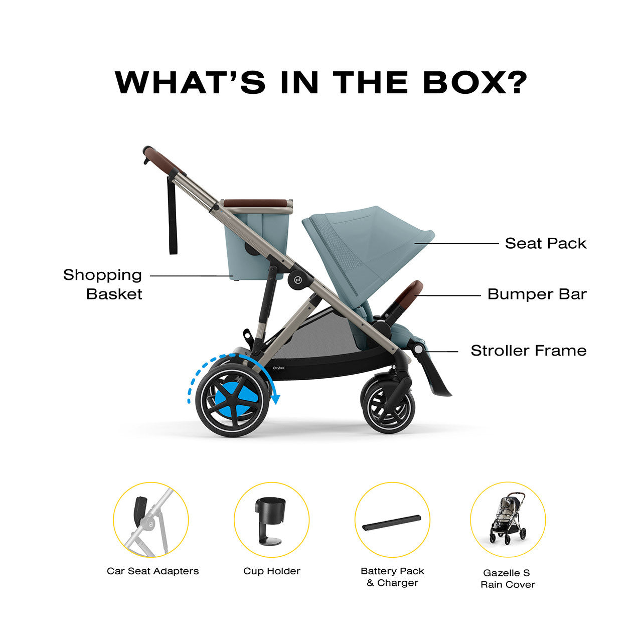 Cybex eGazelle S Electronic Assist Stroller- Bambi Baby
