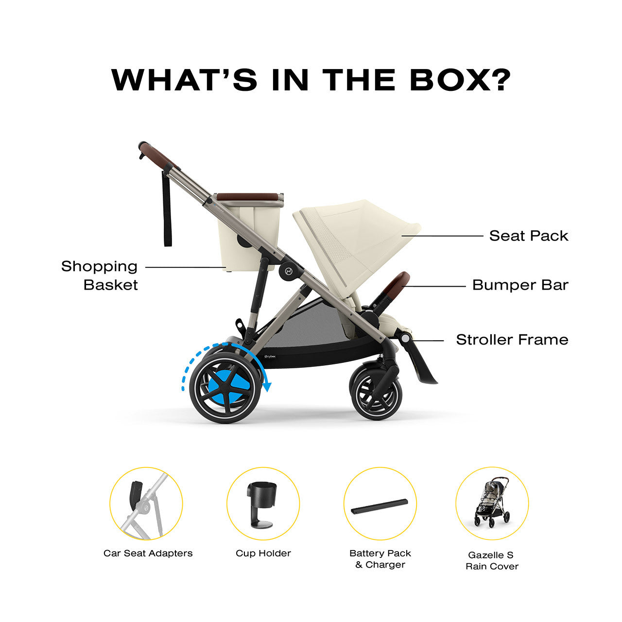 Cybex eGazelle S Electronic Assist Stroller- Bambi Baby