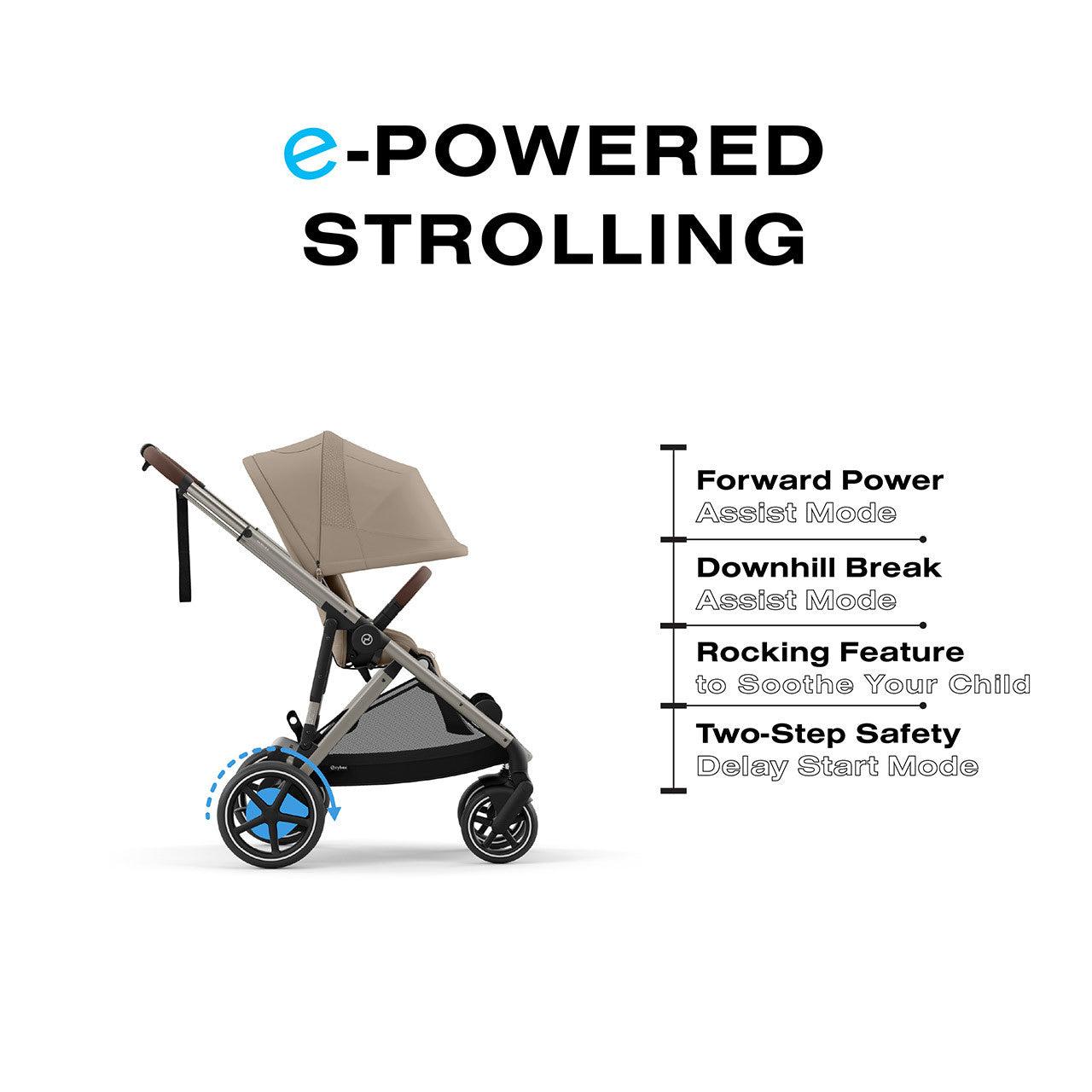 Cybex eGazelle S Electronic Assist Stroller- Bambi Baby