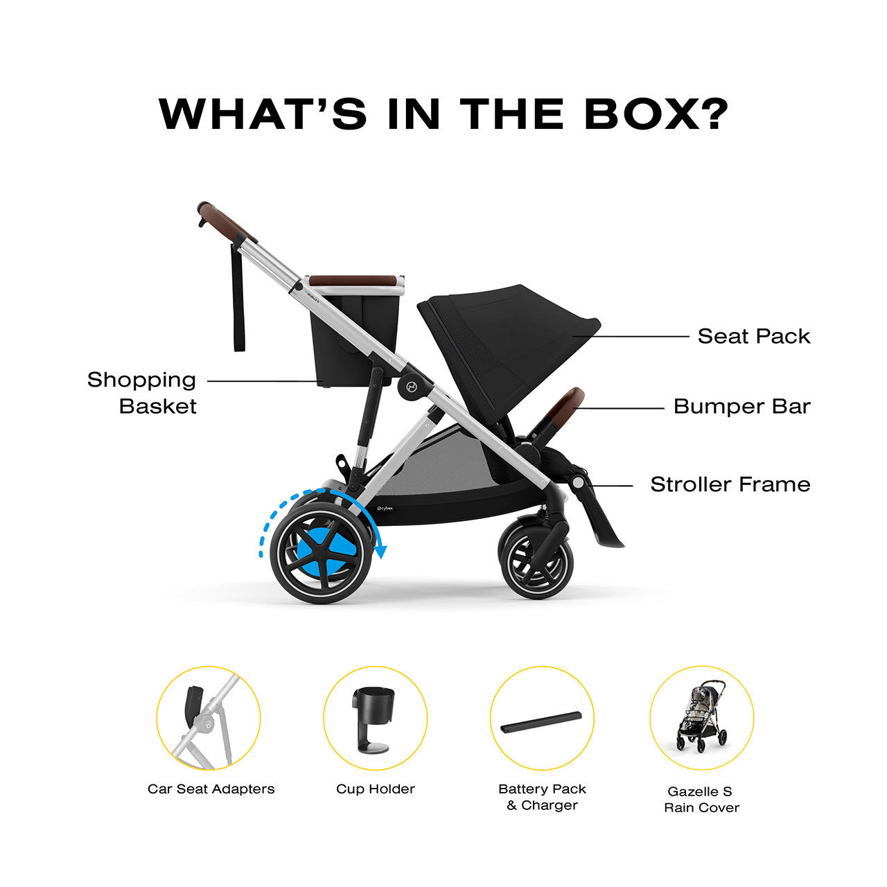 Cybex eGazelle S Electronic Assist Stroller- Bambi Baby