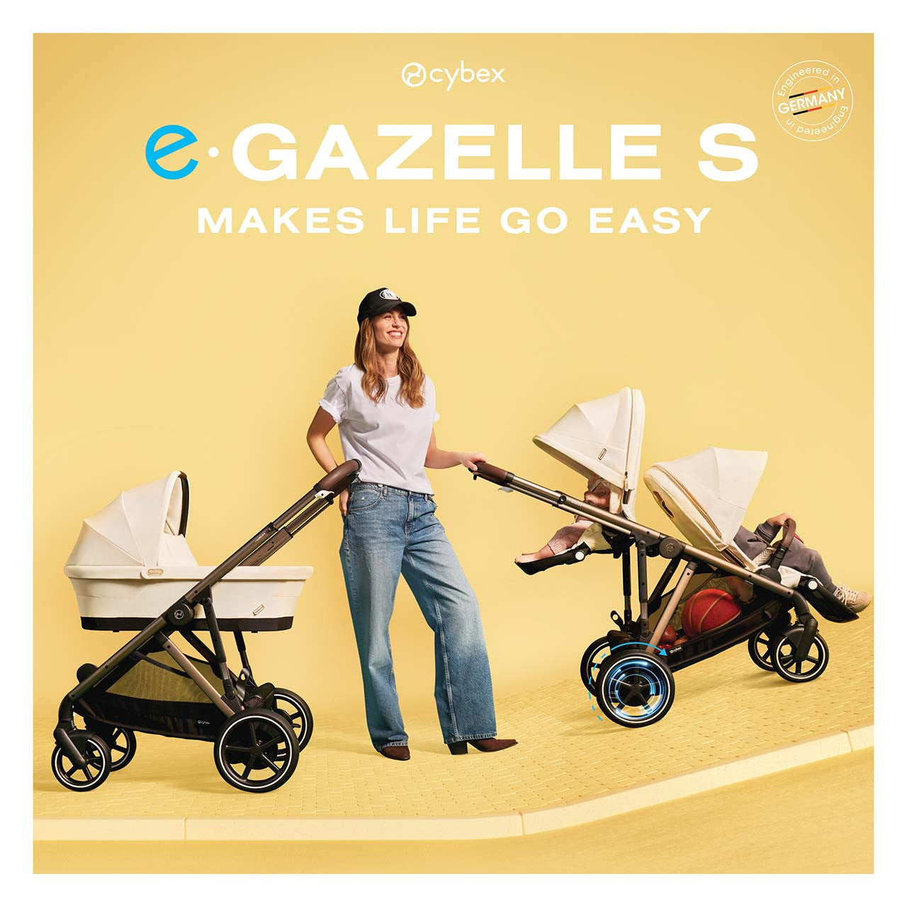 Cybex eGazelle S Electronic Assist Stroller- Bambi Baby