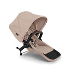Desert Taupe Bugaboo Donkey 6 Sibling Seat - Three Quarter View | Bambi Baby