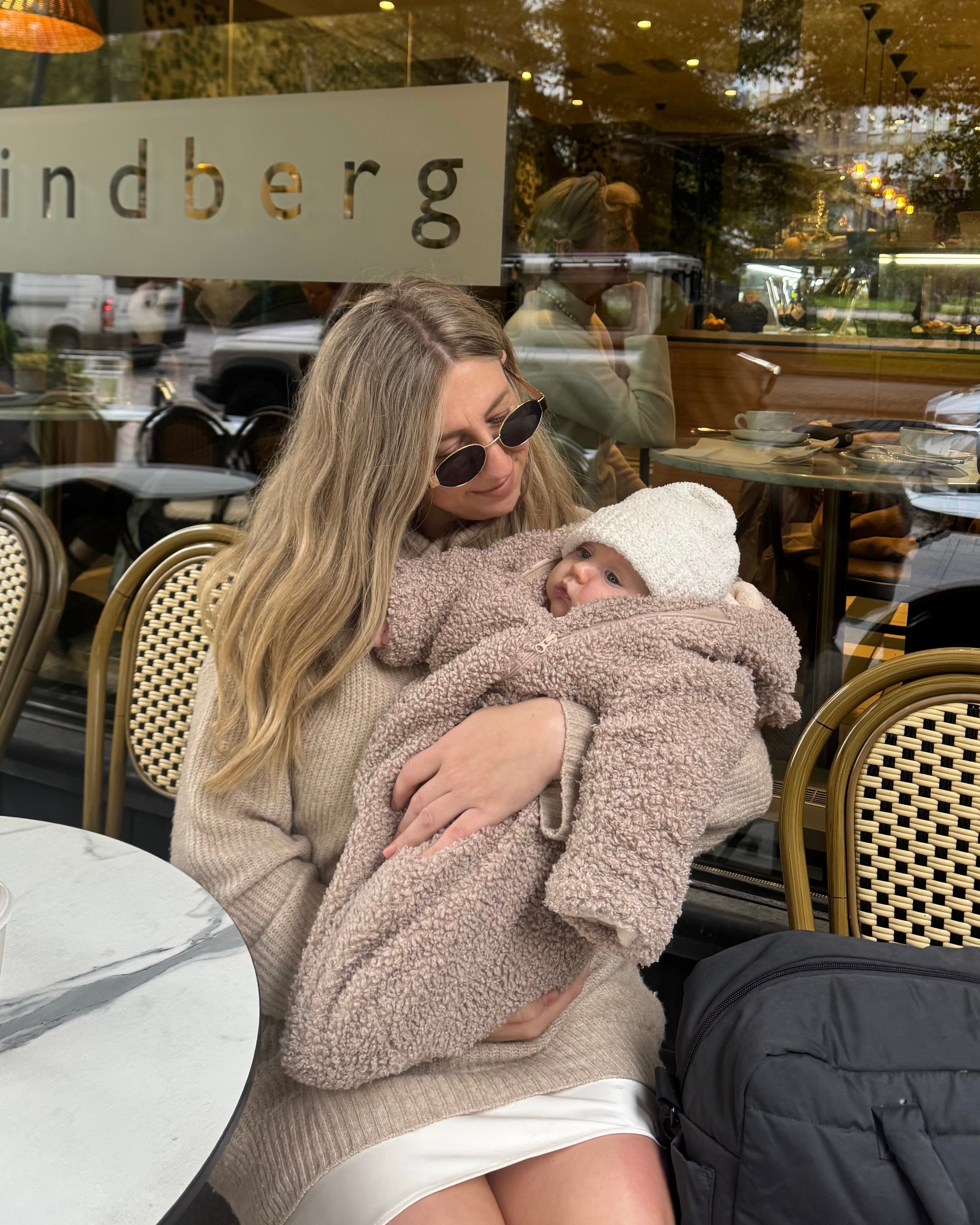 7AM Enfant Bunting Bebe_Teddy - Oatmeal- Bambi Baby