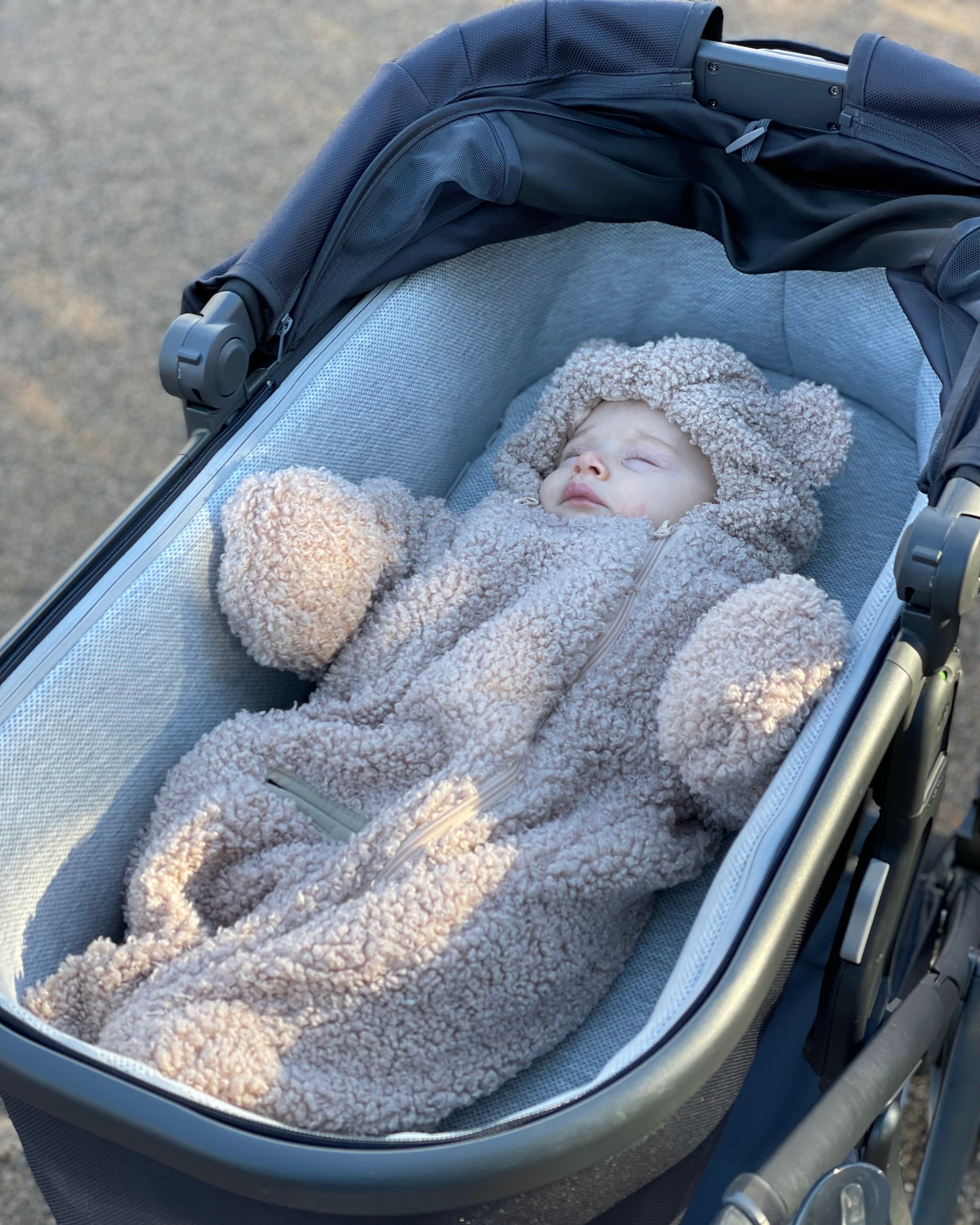 7AM Enfant Bunting Bebe_Teddy - Oatmeal- Bambi Baby