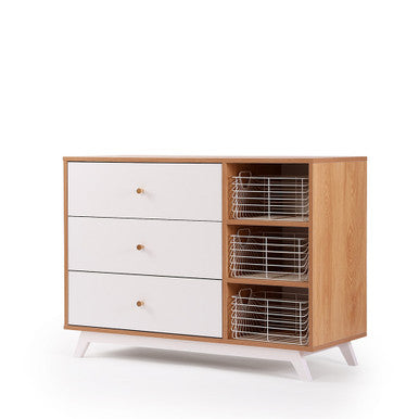 dadada Central Park 3-Drawer Dresser- Bambi Baby