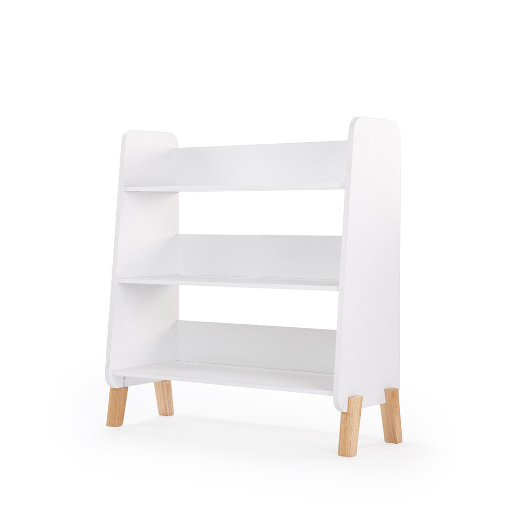 Dadada Muse Bookshelf in White/Natural- Bambi Baby