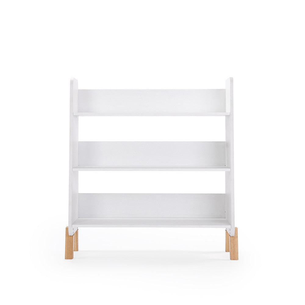 Dadada Muse Bookshelf in White/Natural- Bambi Baby