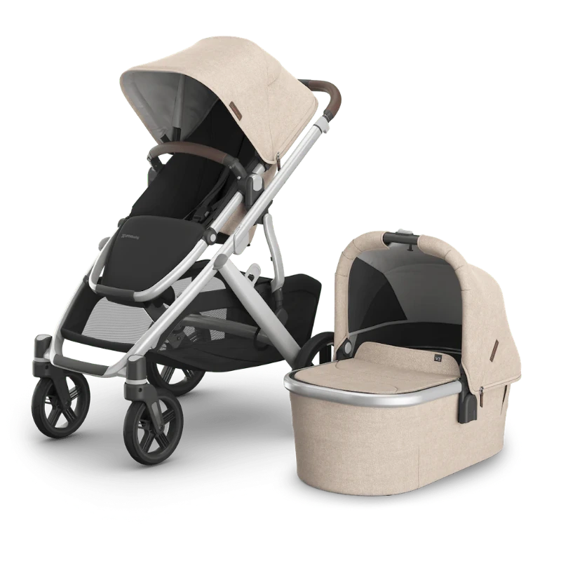 UPPAbaby Vista V3 From Birth Single Bundle (Stroller + Bassinet)- Bambi Baby
