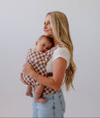 Mabē The Monarch Carrier - Mocha Check - Bambi Baby