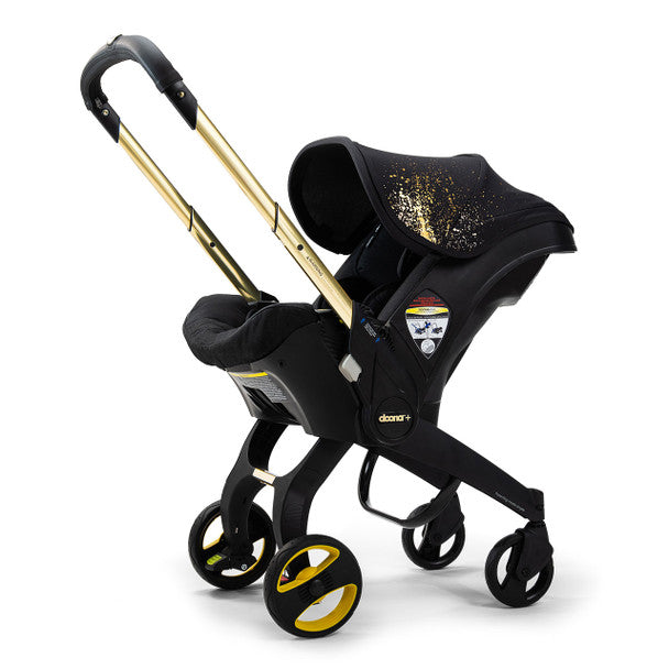 Doona Infant Car Seat + Latch Base - Limited Edition Gold- Bambi Baby