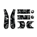 Black & White Doona Liki Cool Sketch Sticker Set - Product Layout | Bambi Baby