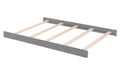 Dove Gray Oxford Baby Full Bed Conversion Kit - Side View | Bambi Baby