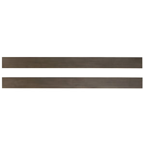 Dusk Wood Full Size Bed Rails - Front View | Bambi Baby