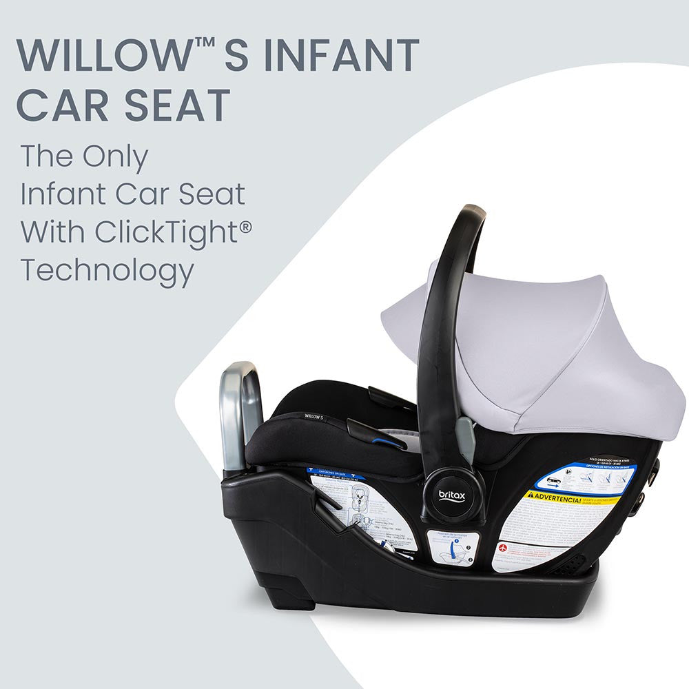 Britax Willow S Infant Car Seat with Alpine Base- Bambi Baby