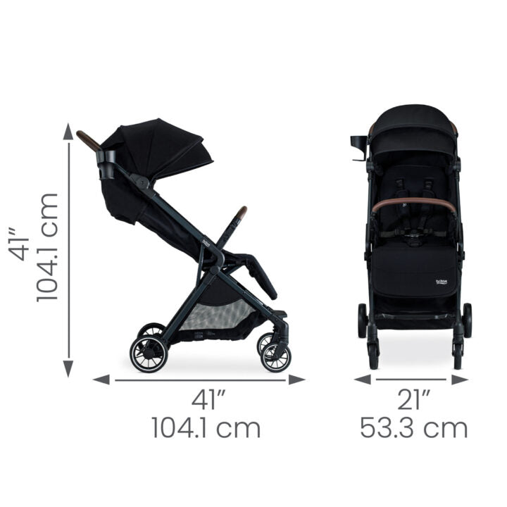 ベビーカー Britax Juniper Compact Stroller with One-Hand RapidFold - Raven