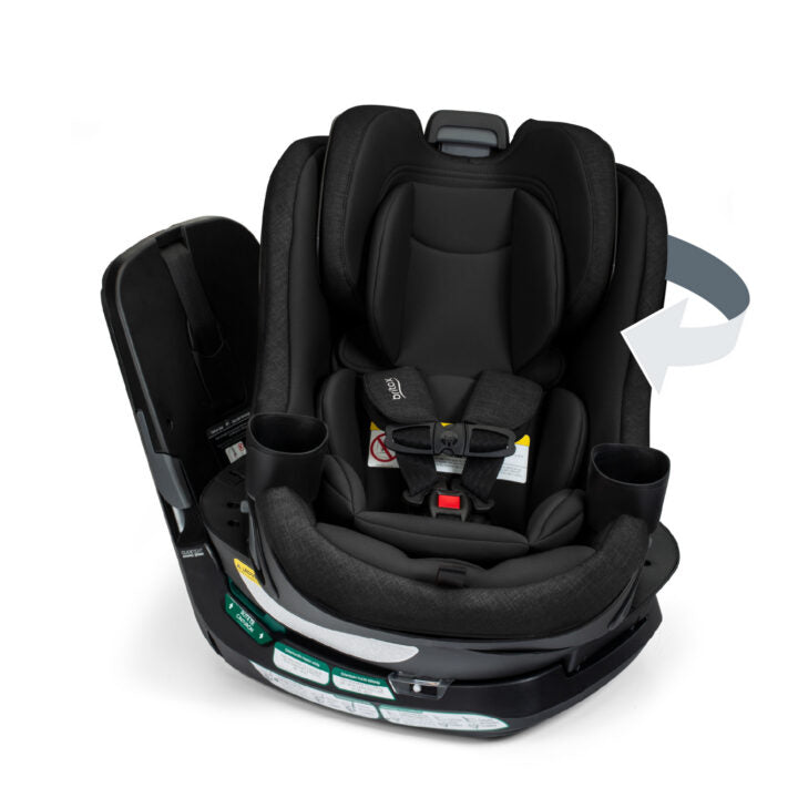 Britax Galaxy360 Slim Rotating Convertible Car Seat With SwivelSmooth Steel Ring - Bambi Baby