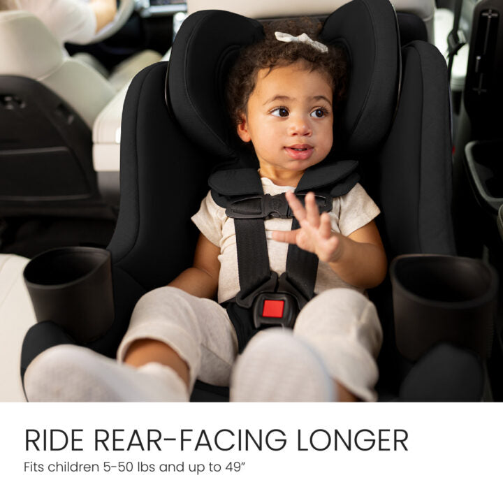 rear facing britax car seat Britax Galaxy360 Slim Rotating Convertible Car Seat (Raven Black)