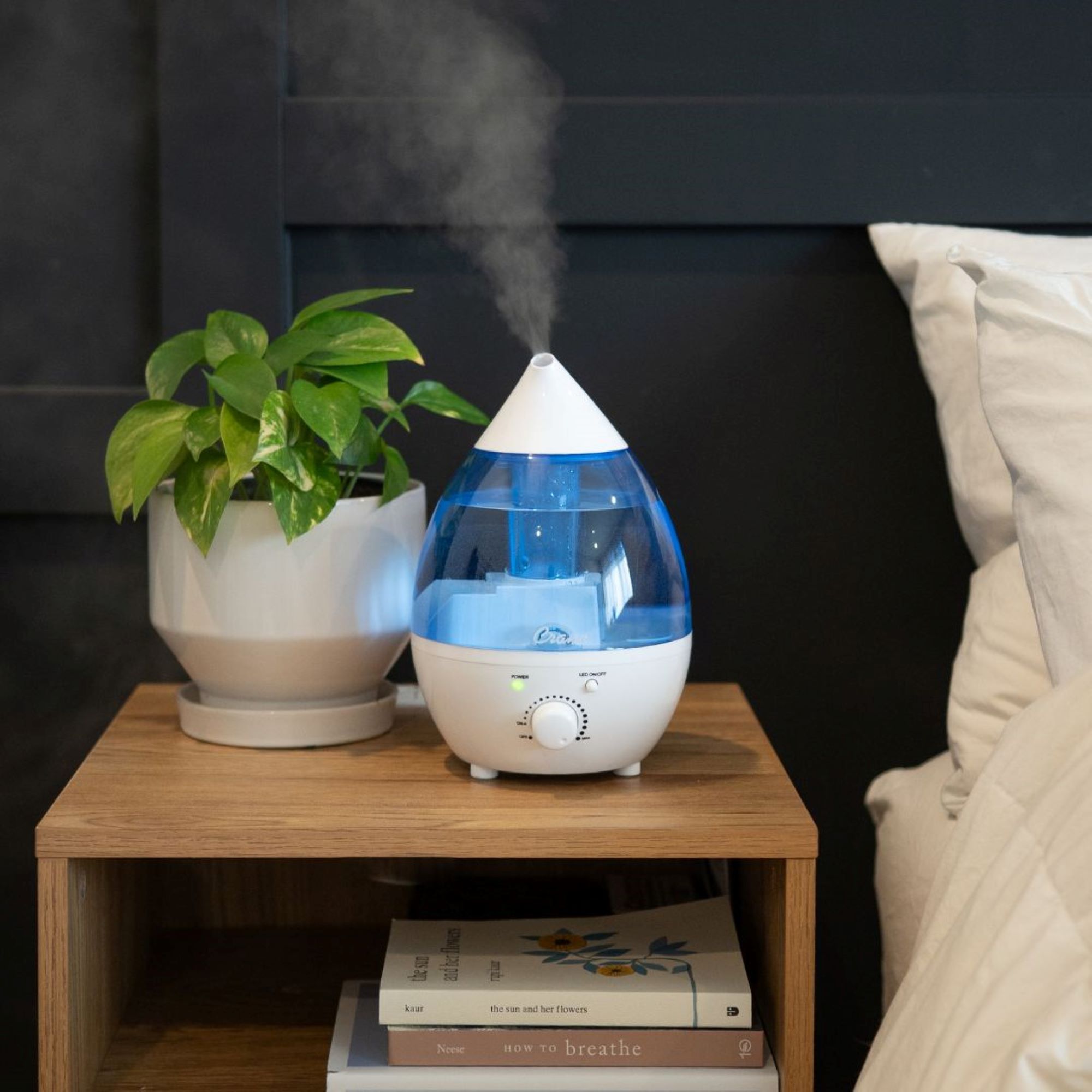 Crane Baby Crane 0.35 Gallon Mini-Drop Cool Mist Humidifier- Bambi Baby