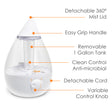 Crane Baby Drop Cool-Mist Humidifier, 1 Gal. - Bambi Baby
