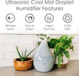 Crane Baby Droplet Cool-Mist Humidifier with Vapor Tray, 0.5. Gal - Bambi Baby