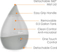 Crane Baby Droplet Cool-Mist Humidifier with Vapor Tray, 0.5. Gal - Bambi Baby