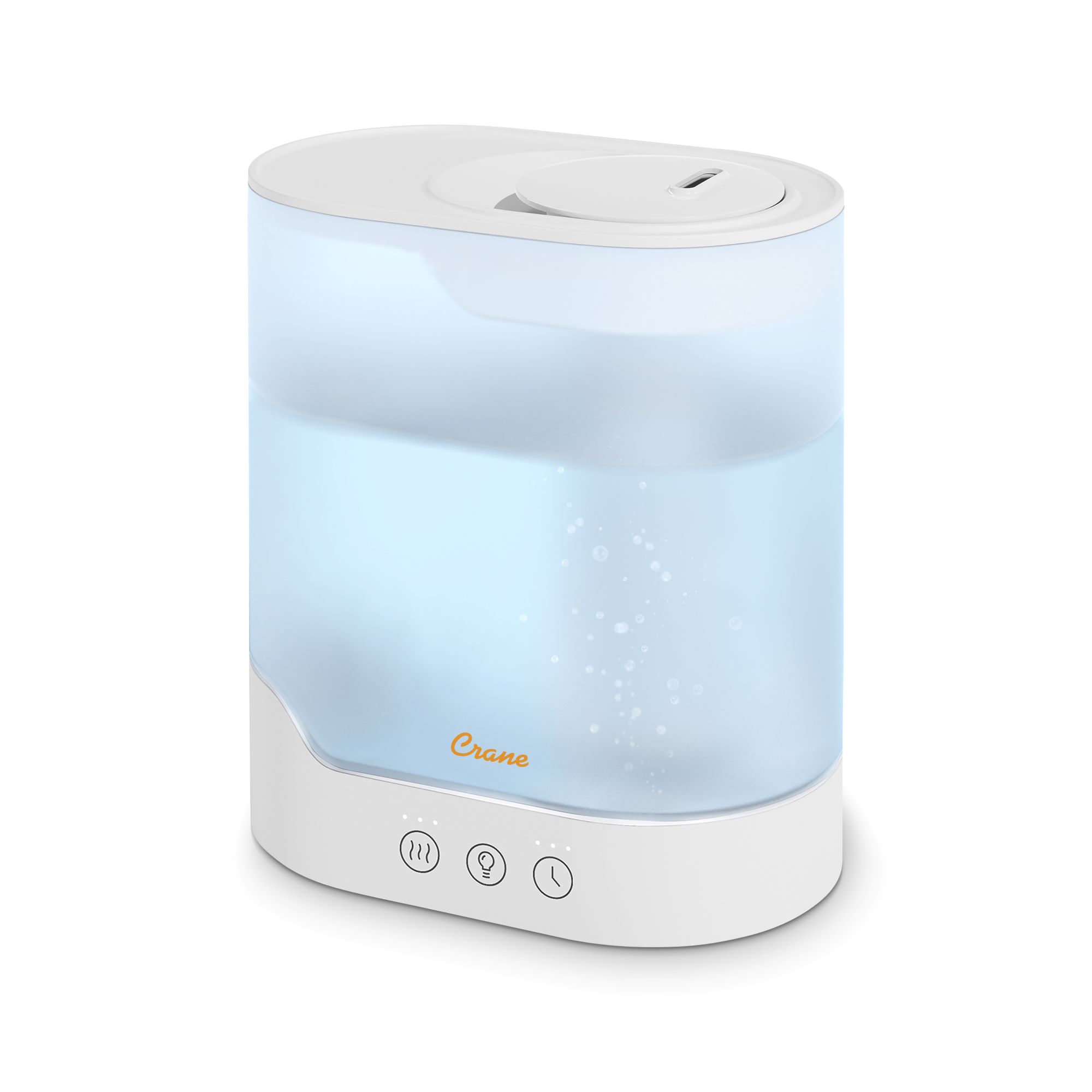 Crane Baby Crane 0.7 Gallon Top Fill Cool Mist Humidifier and Aroma Diffuser - White- Bambi Baby