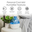 Crane Baby Personal Ultrasonic Cool Mist Humidifier - Bambi Baby