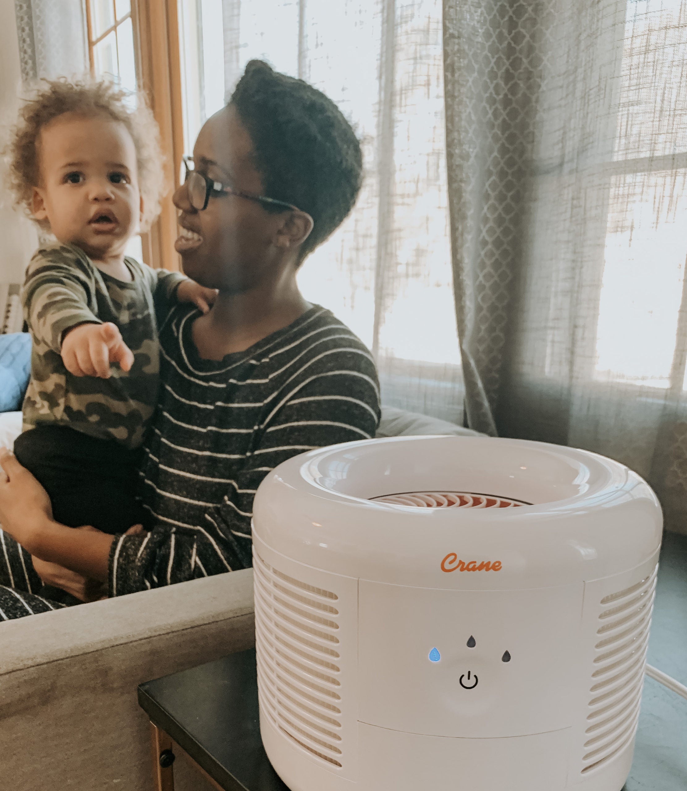 Crane Baby Crane Air Purifier with True HEPA Filter- Bambi Baby