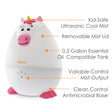 Crane Baby Adorable  - Mini Unicorn - Cool Mist Humidifier, 0.5 Gal. - White - Bambi Baby