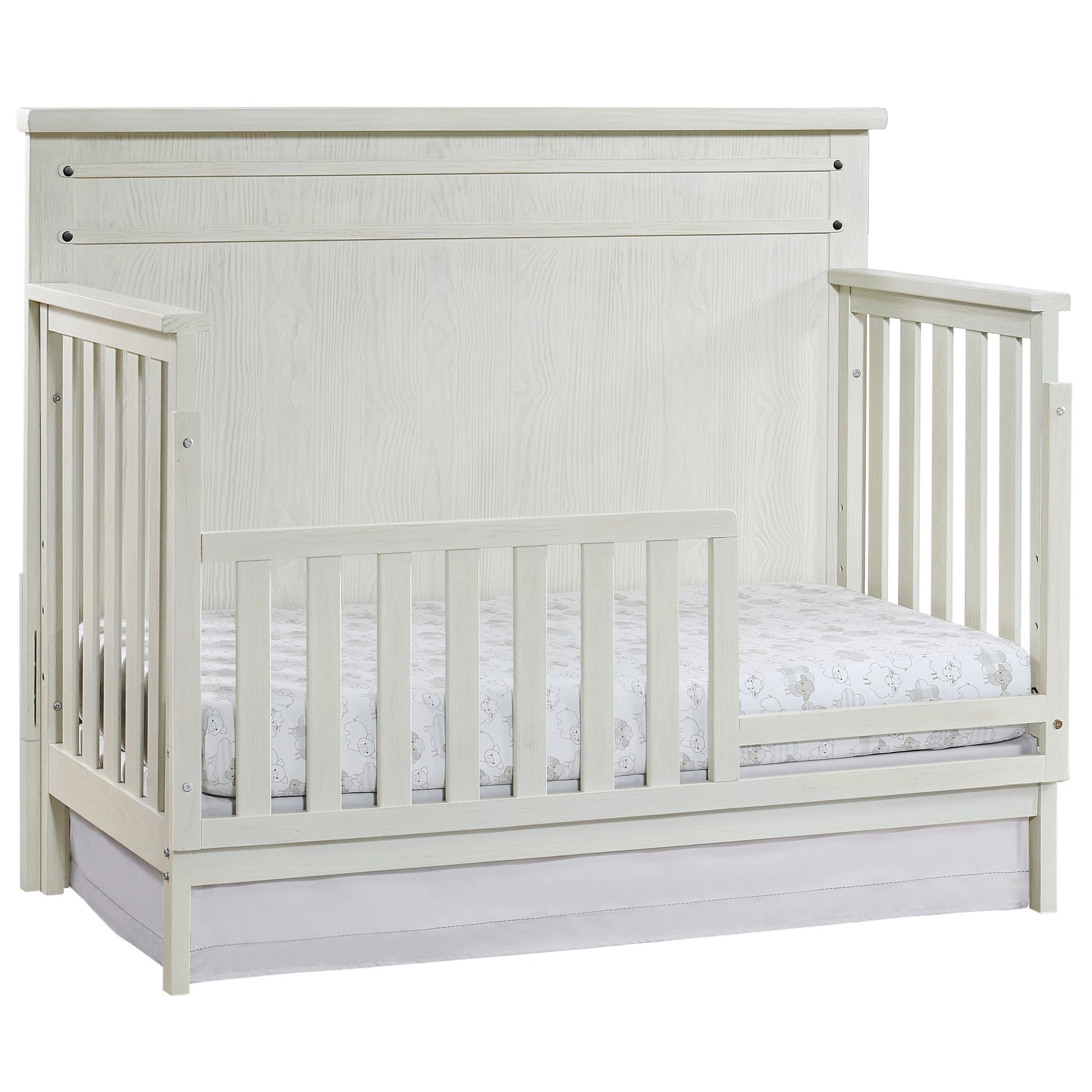 Soho Baby Ellison Guard Rail - Rustic White- Bambi Baby