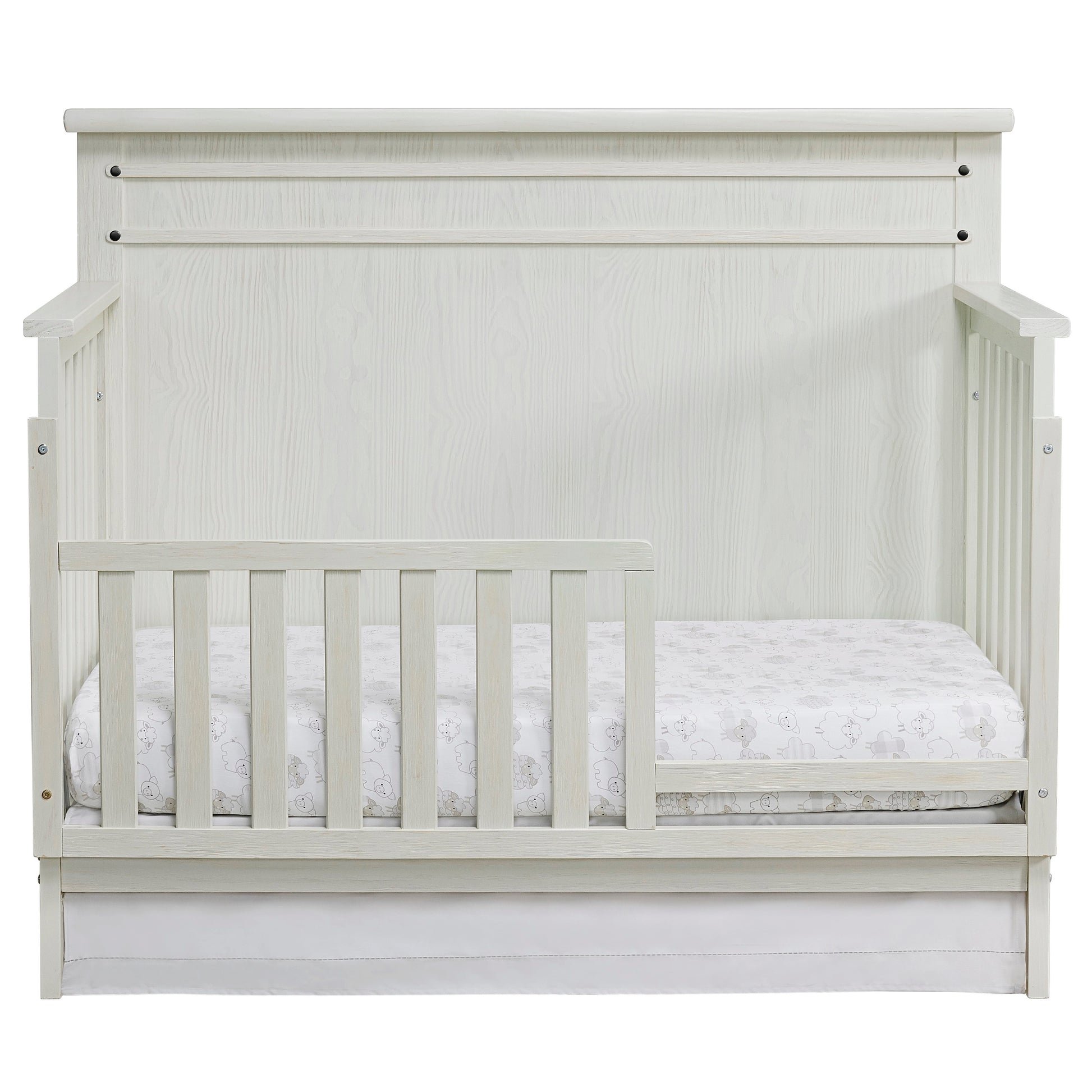 Soho Baby Ellison Guard Rail - Rustic White- Bambi Baby