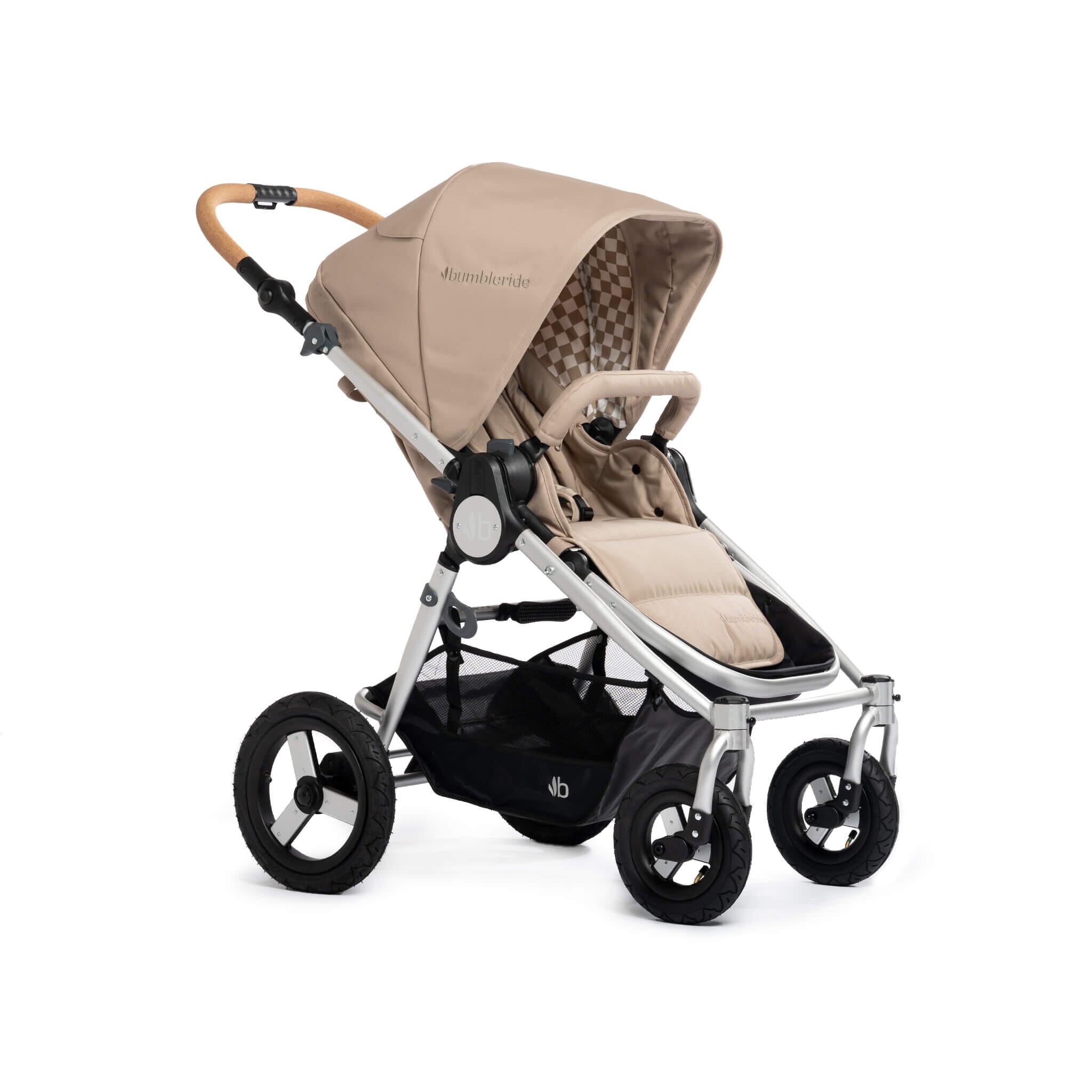 Sand Bumbleride Era Reversible Stroller - Three Quarter View | Bambi Baby